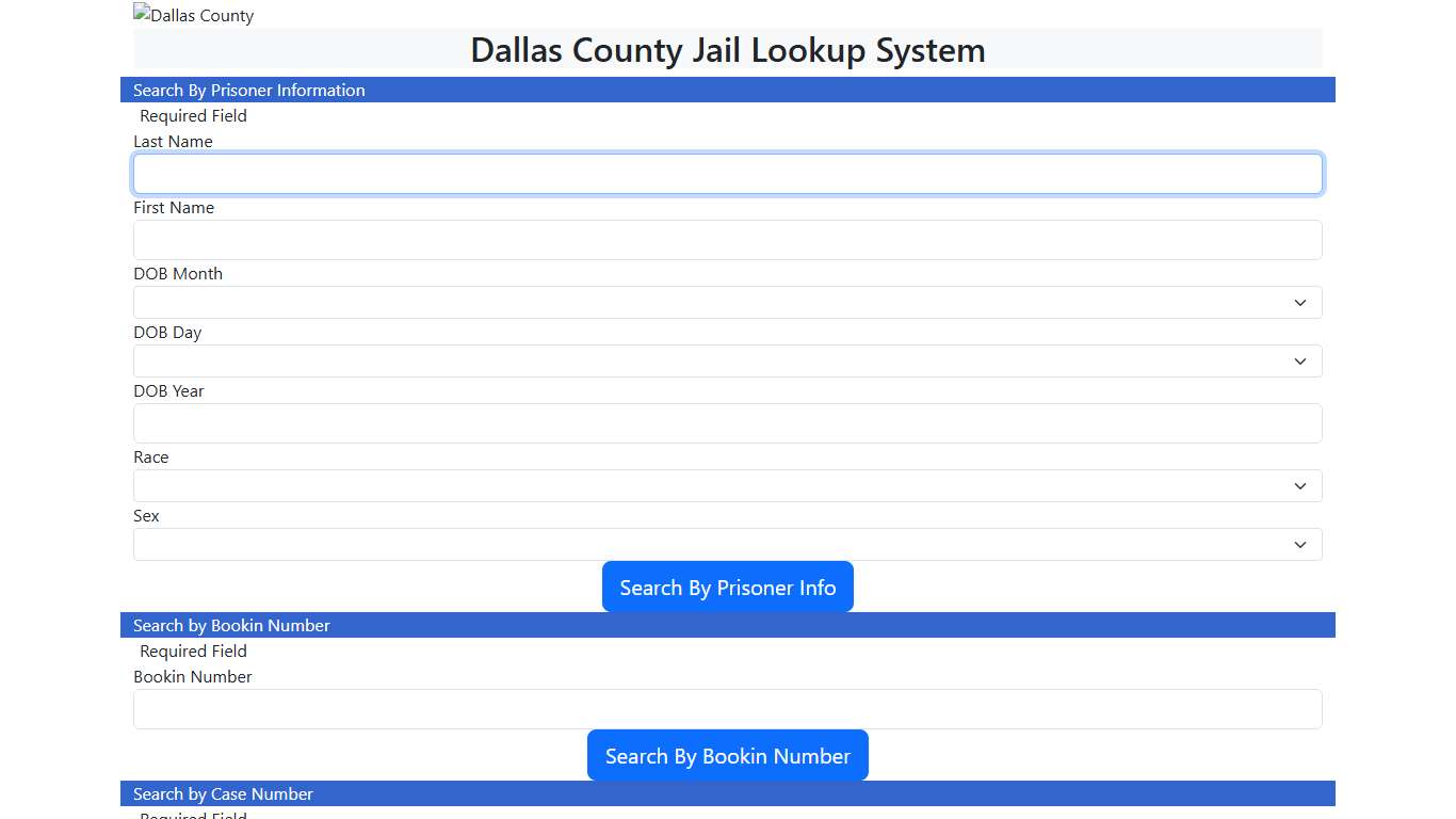 Dallas County Online Jail Search